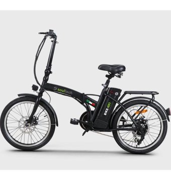 Soultech Bike-001 250 W 35 Km 20 Jant 7 Vites Katlanır Şehir / Tur Elektrikli Bisiklet Siyah