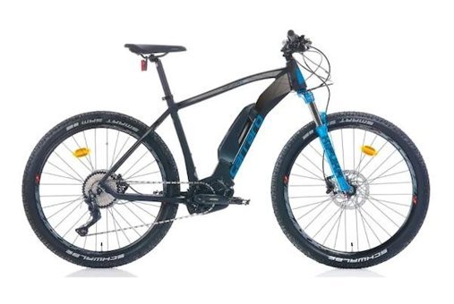 Carraro Kifuka 250 W 100 Km 27.5 Jant 21 Vites Dağ Elektrikli Bisiklet Gri Mavi Siyah