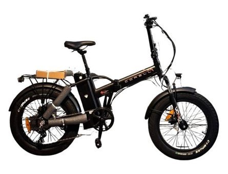 Corelli Voniq Eco MD 250 W 20 Jant 7 Vites Katlanır Şehir / Tur Elektrikli Bisiklet Siyah Turuncu