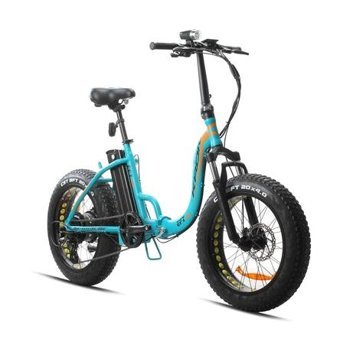 Kron EFT 100 250 W 50 Km 20 Jant 7 Vites Katlanır Şehir / Tur Elektrikli Bisiklet Siyah Turkuaz Turuncu