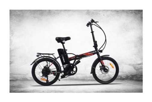 Arora Milan 249 W 40 Km 20 Jant 7 Vites Katlanır Şehir / Tur Elektrikli Bisiklet Siyah