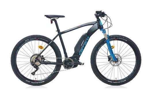 Carraro Kıfuka E-MTB 250 W 100 Km 27.5 Jant 11 Vites Katlanır Dağ Elektrikli Bisiklet Mavi Siyah