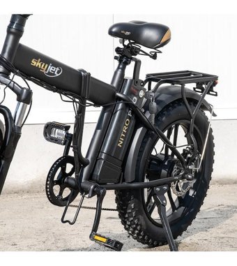 Skyjet Nitro Pro 250 W 45 Km 20 Jant 7 Vites Katlanır Şehir / Tur Elektrikli Bisiklet Siyah