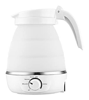 Xıbany Katlanabilir Paslanmaz Çelik 600 ml Beyaz Kettle