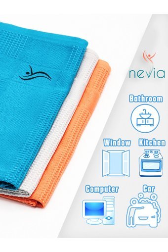 Nevia Mikrofiber Temizlik Bezi 3'lü