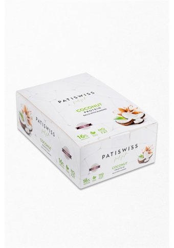 Patiswiss Hindistan Cevizli Çikolata 80 gr 10 Adet
