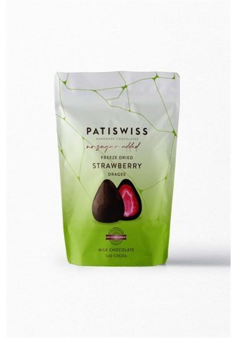 Patiswiss Draje Çilekli-Sütlü Çikolata 80 gr