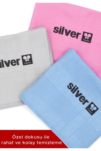 Silver Home Mikrofiber Temizlik Bezi 3'lü