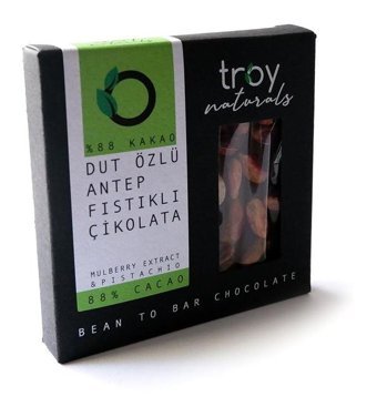 Troy Naturals Antep Fıstıklı Çikolata 60 gr