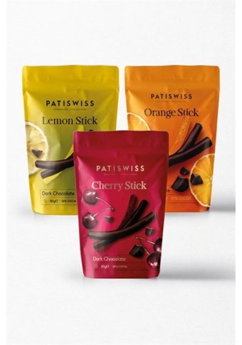 Patiswiss Bitter Çikolata 80 gr 3 Adet