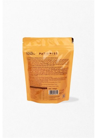 Patiswiss Draje Portakallı-Sütlü Çikolata 80 gr
