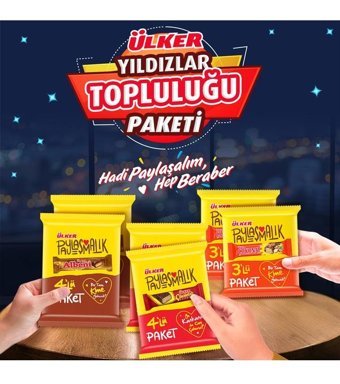 Ülker Karışık Çikolata 3 Adet