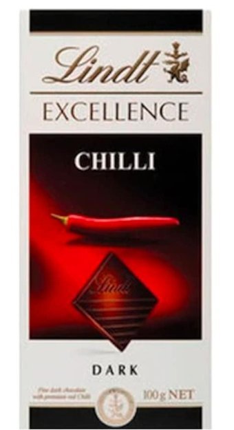 Lindt Excellence Bitter-Biberli Çikolata 100 gr