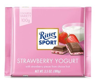 Ritter Sport Çilekli Çikolata 100 gr