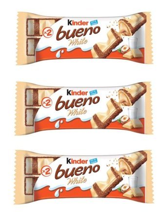 Kinder Bueno Fındıklı Çikolata 39 gr 3 Adet