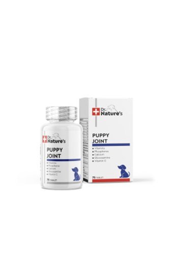 Dr. Nature's Drnatures Dog Puppy Joint Kemik Eklem Sağlığı İçin 100 gr 75 Tablet Köpek Vitamini