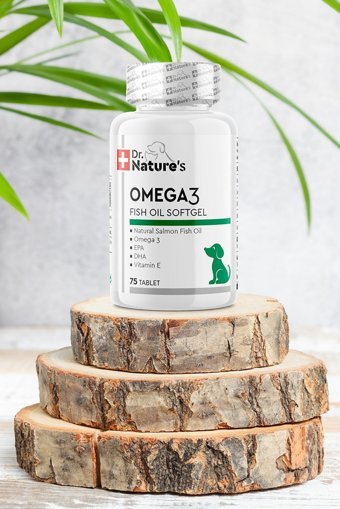 Dr. Nature's Dog Omega 120 gr 60 Adet Jel Köpek Vitamini