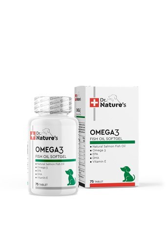 Dr. Nature's Dog Omega 120 gr 60 Adet Jel Köpek Vitamini