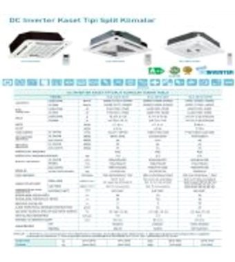Olefini OLE-48 48000 Btu A++ Enerji Sınıfı R32 Multi İnverter Kaset Tipi Klima
