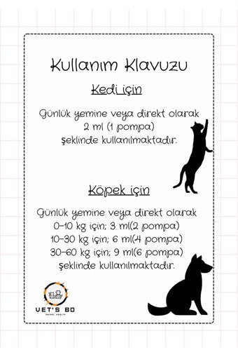 Vet's Bo Tüy Sağlığı İçin 100 ml 3 Adet Sıvı Köpek Vitamini