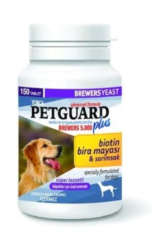 Pet Preety Petguard Plus Tüy Sağlığı İçin 75 gr 150 Tablet Köpek Vitamini