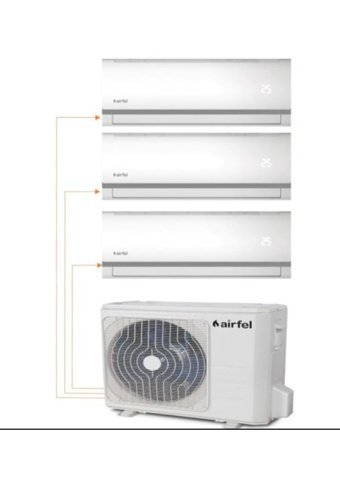 Airfel 9000 Btu A++ Enerji Sınıfı R410A Multi İnverter Split Duvar Tipi Klima