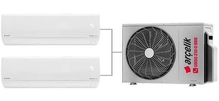 Arçelik ZM18102-1212 12000 Btu A++ Enerji Sınıfı R410A Multi İnverter Split Duvar Tipi Klima