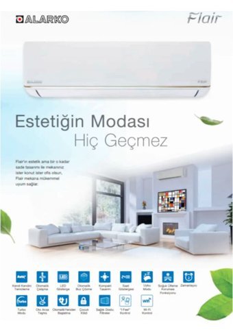 Alarko FLR1801HW 15695 Btu A++ Enerji Sınıfı R410A Multi İnverter Split Duvar Tipi Klima
