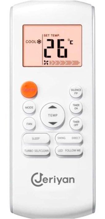 Jeriyan DUE24 24000 Btu A++ Enerji Sınıfı R32 Multi İnverter Tavan Tipi Klima