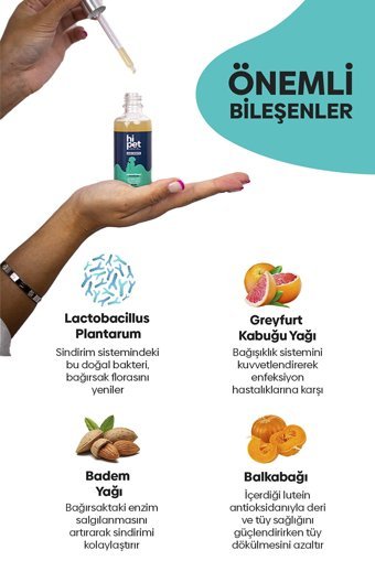 Hi Pet C Vitaminli Tüy Sağlığı İçin 50 ml 1 Adet Sıvı Köpek Vitamini