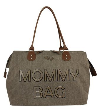 Stylo Mommy Bag Kırçıllı Bebek El Çantası Kahve