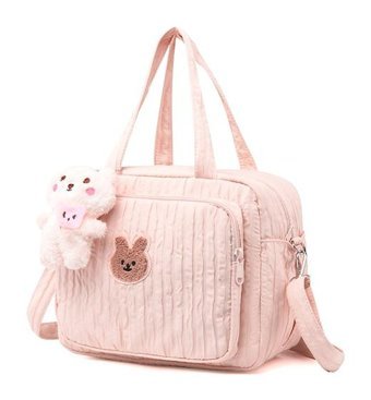 Wyanet Hespero Bubble Check Moda Bebek Omuz Çantası Pembe