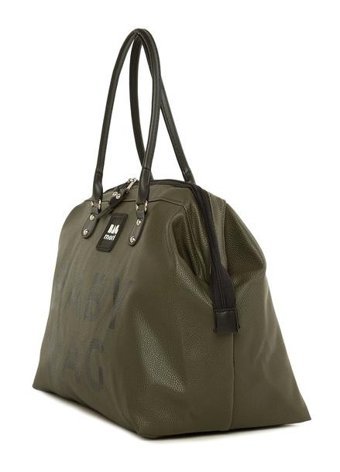 Bagmori Baby Bag Baskılı Deri Bebek Omuz Çantası Haki
