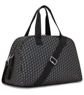 Kipling Camama Alt Değiştirme Şilteli Biberon ve Emzik Tutuculu Desenli Bebek Omuz Çantası Pink