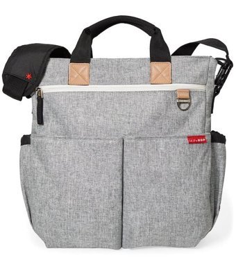 Skip Hop IB10161 Duo Bebek Sırt Çantası Gri Melanj