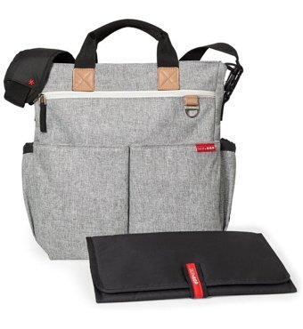 Skip Hop IB10161 Duo Bebek Sırt Çantası Gri Melanj