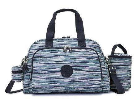 Kipling Camama Alt Değiştirme Şiltelibiberon Ve Emzik Tutuculu Bebek Omuz Çantası Mavi