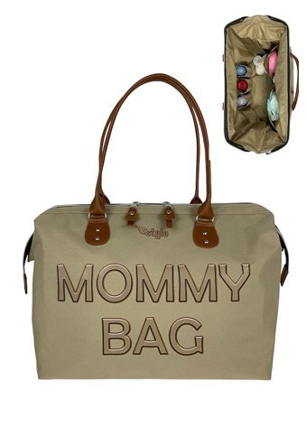 Stylo Mommy Bag Bebek Kol Çantası Vizon