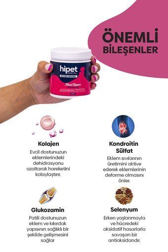 Hi Pet Kemik Eklem Sağlığı İçin 100 gr 1 Adet Toz Köpek Vitamini