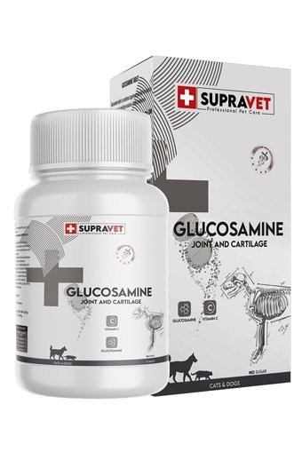 Supravet Glucosamine C Vitaminli Kemik Eklem Sağlığı İçin 100 gr 75 Tablet Köpek Vitamini
