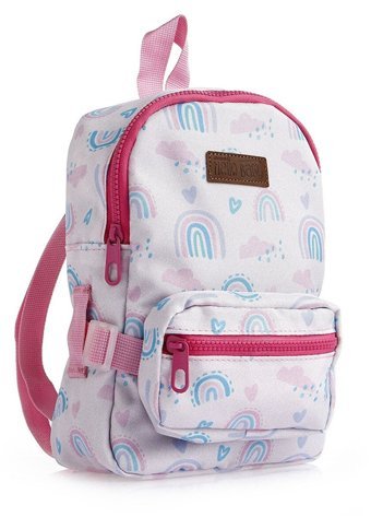 Hellobaby 22KHLBKCNT001 Bel Çantalı Kız Bebek Sırt Çantası Pembe