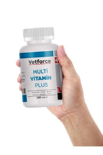Vetforce Multivitamin Plus Tüy Sağlığı İçin 300 gr 300 Tablet Köpek Vitamini