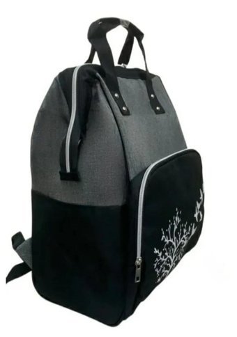 My Geppeto Bag Bebek Sırt Çantası Gri Siyah