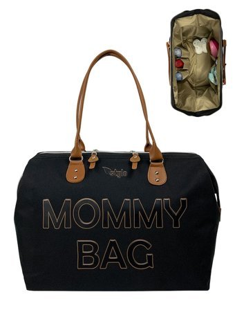 Stylo Mommy Bag Bebek Kol Çantası Siyah