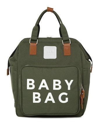 Bagmori Baby Bag Baskılı Cepli Bebek Sırt Çantası Bordo