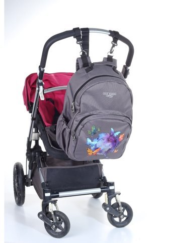 Coco Mamma Vera Kelebeğin Rüyası Bebek sırt Çantası Gri