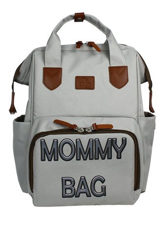 Stylo Doce Mommy Bebek Sırt Çantası Kül Gri