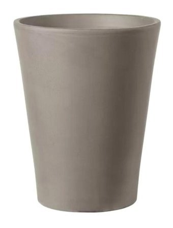 Greenmall Vaso Alto Duo Grafite Whitestriped Saksı