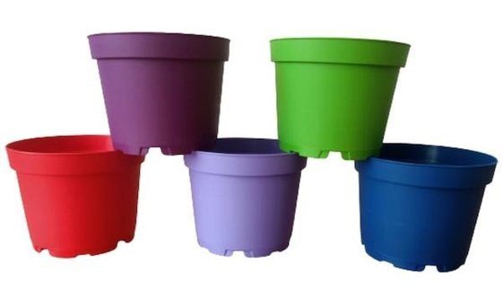 Tuğel Plastik Flowers 20 Adet Plastik Üretim Saksısı