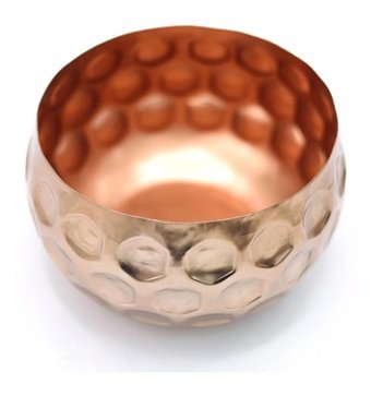 Greenmall Cuivre Bronz Metal Orta Boy Saksı